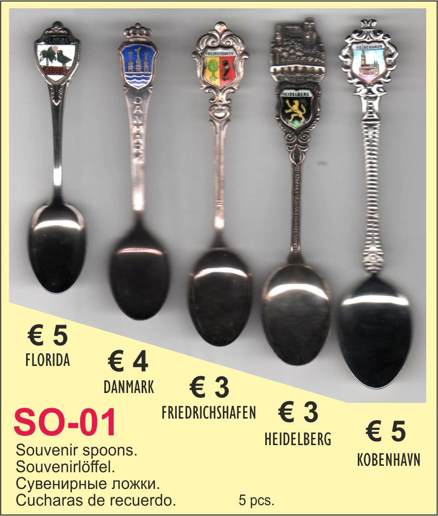 Souvenir spoons